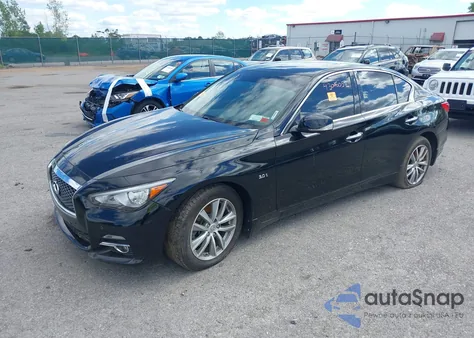 2016 Infiniti Q50 3.0T Premium from USA, damaged, VIN JN1EV7ARXGM341697